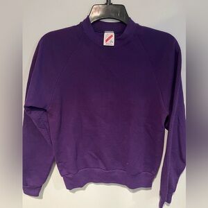 Jerzees Women's Rich Purple Crew Neck Sweater